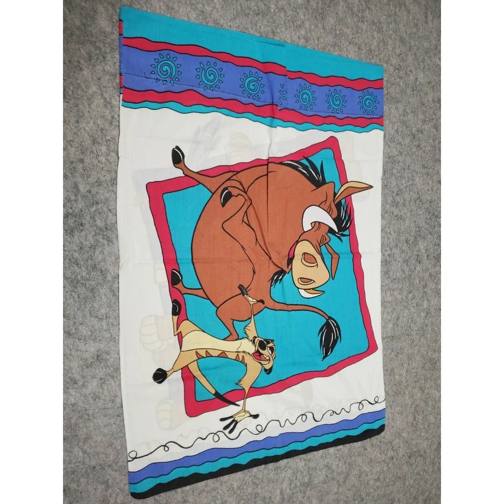 Vintage 90s Disney Lion King Twin Sheet Bedding Set Used